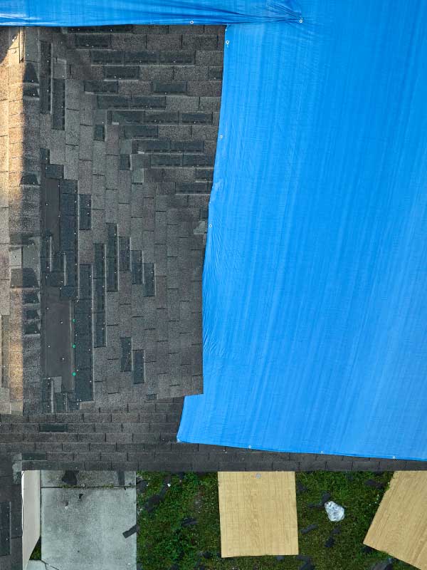 Hurricane roofing repair