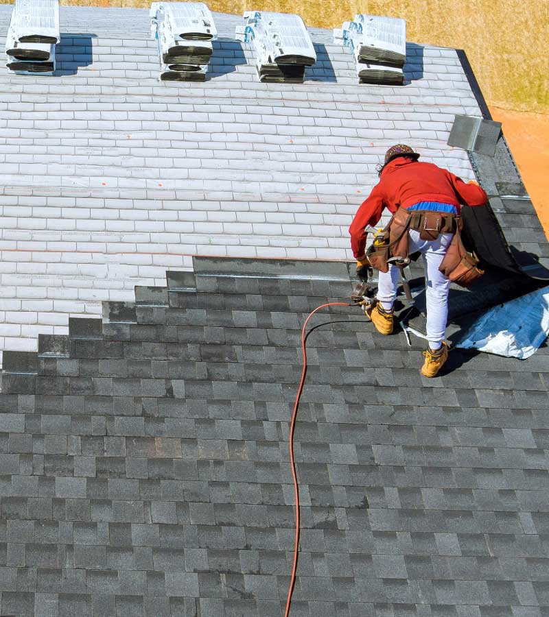 Commercial metal roof